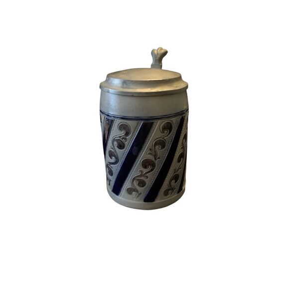 Vintage German Lidded Beer Stein Handcrafted in Germany Signed & Numbered - Picture 6 of 15